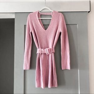 Leith Pink Sweater Dress